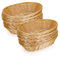 Aramanara Small Wicker Baskets Oval Wicker Food Baskets Wicker Woven Breads Serving Basket Imitation Rattan Fruit Baskets for Food Display, Vegetables