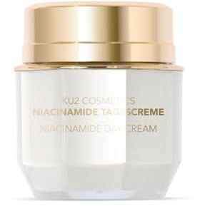 KU2 Cosmetics Niacinamide Tagescreme | Gesichtspflege | Feuchtigkeitscreme Gesicht für einen hydratisierten Teint | Gesichtscreme für Trockene Haut | Face Cream | Strahlender & natürlicher Glanz |50ml