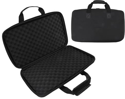 Yunseity DJ Controller Case Compatible with Pioneer DJ, for DDJ-FLX4/DDJ-400/DDJ-SB2/DDJ-SB3/DDJ-REV1 or DDJ-RB 2-Channel Controller, Hard Carrying Case Storage Bag (40 * 25 * 8cm)