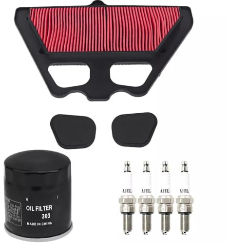 WPHYGMK Pezzi di Ricambio per motociclette for 2017-2024 for Kawasaki Z900 ZR900 Kit Filtro Aria Filtro Olio Candele Riparazioni Facili