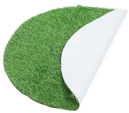 Gatuida Kanaldeckel Dekoration Rasengras Tischsets Graskreis Kunstrasen Tischläufer Kunstrasen Pad Kunstrasen Für Den Außenbereich Kunstrasen Runde Outdoor Matte Teppiche