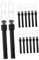 CANIGHT 30Pcs Pen Ink Absorber Tool Fountain Pen Ink Converter Easy Install for Smooth Writing