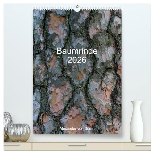 Baumrinde 2026 (hochwertiger Premium Wandkalender 2026 DIN A2 hoch), Kunstdruck in Hochglanz: Baumrinden oder Borke weisen eine Vielzahl ... und werden nie langweilig. (CALVENDO Natur)