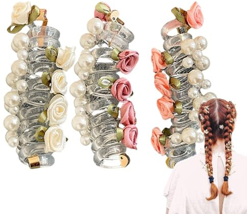 Opdestn Telefonkabel Haarbänder | Bunte Telefonkabel Haarspiralen - Dehnbare Pferdeschwanzhalter Für Mädchen Teens Kinder Sport Schule Aktivitäten