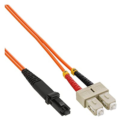 InLine 87255 LWL Duplex Kabel, MTRJ/SC, 50/125µm, OM2, 5m