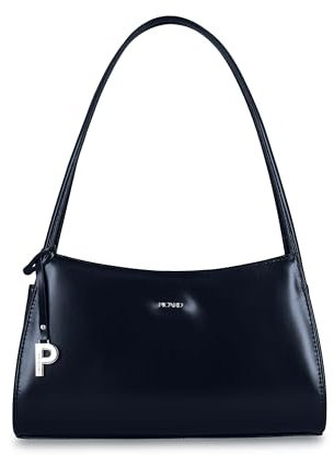 Picard Tasche Damen Schultertasche Berlin Dunkelblau | Kleine Handtasche aus Echtleder mit Reißverschluss, gesicherten Innenfach & doppelten Trägeriemen | Elegant, Modern, Hochwertig