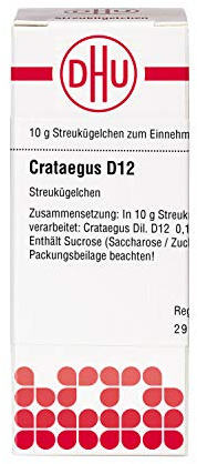 DHU Crataegus D12 Streukügelchen, 10 g Globuli