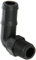 Banjo HB050/075-90 Polypropylene Hose Fitting, 90 Degree Elbow, 1/2 NPT Male x 3/4 Barbed