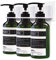 Frylr 3×520ml Seifenspender mit 3 * Haken Wandbefestigung für Dusche, Shampoo Spülung Duschgel Spender Pumpflasche und Wasserdichten Etiketten für Küche Bad (Dunkelgrün)