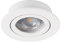 Top! Deckeneinbauleuchte DALLA Aluminium weiß Deckenspotleuchte Deckenleuchte rund, Fassung GU5.3 MR16, schwenkbar um 30°, Deckeneinbau Montage, IP20, 12V, max. 50W Spot / Downlight