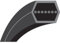 AA112M : Courroie hexagonale pour Tondeuses autoportées HUSQVARNA - JONSERED Autoportées coupe AR 42’’ - Longueur extérieure: 2898 mm - N° origine: 532402009