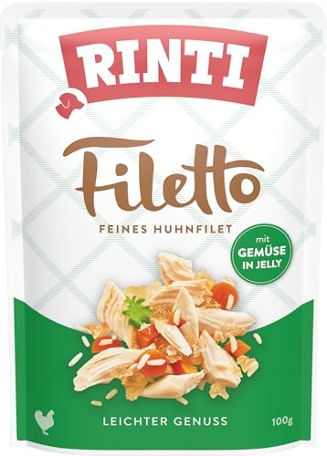 RINTI Filetto Huhnfilet mit Gemüse in Jelly 1 x 100g