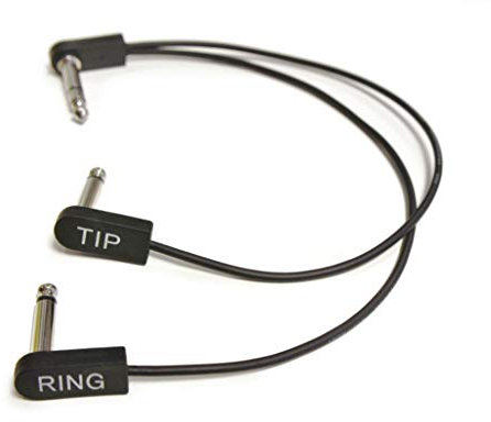 EBS ICY-30 Adaptor Cable Jack Stereo 1/4/2x Jack Mono 1/4