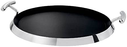 Teka 49004871 Sartén parrilla Alrededor - Cacerola (Alrededor, Sartén parrilla, Negro, Acero inoxidable, PTFE, Acero inoxidable, 6,3 mm)
