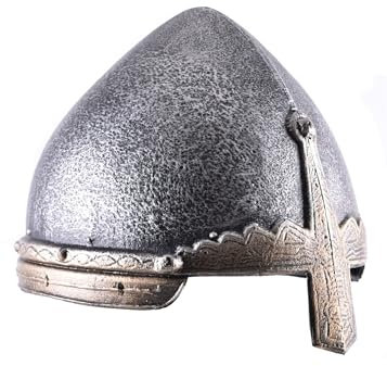 Battle-Merchant Kinder Normannenhelm aus Kunststoff Fasching LARP Kinderhelm Kids Ritterhelm