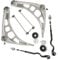 Frankberg 8 parte Braccialetto di ricambio Braccio di comando Sospensione della ruota Anteriore Sinistra e Destra sotto Compatibile con E46 E85 E86 Z4 1998-2009 31121094465