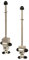 Sport-Thieme Schaukelaufhängung | Gusseisen o. Edelstahl | 250kg belastbar | Für Ketten ø 5-8 mm | DIN Norm | Befestigungsbolzen M12 o. M14 x220 mm (kürzbar) | Drehwirbel M8