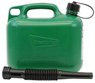 Streetwize - 5 Litre Petrol Fuel Can - Unleaded Fuel Transport and Storage - Ideal For: Cars, Vans, 4x4's, Caravan's and Motorhome's