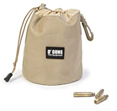 O'GUNS - Sacchetto Porta bossoli in Robusta Cordura con Fondo in Rete di drenaggio polveri Contiene Fino a più di 500 bossoli 9X21; Completamente Lavabile e Resistente