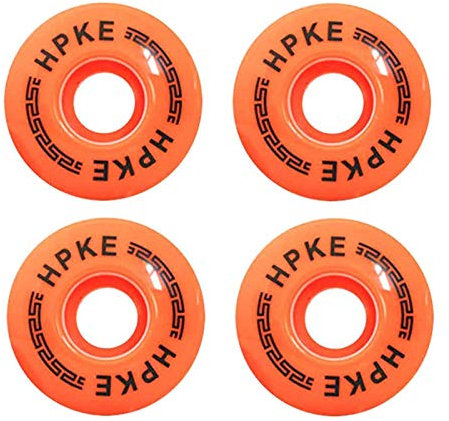 HJGHY 52X32mm 95A Skateboard PU Räder Mit Stahlrädern Skateboards Longboard Cruiser Räder (4Er Set),Orange