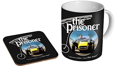 The Prisoner Classic TV Keramik-Kaffeetasse + Untersetzer Geschenk-Set ...