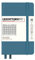 LEUCHTTURM1917 365632 Notizbuch Pocket (A6), Hardcover, 187 nummerierte Seiten, Stone Blue, Kariert