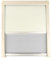 Verdunklungsrollo Kassettenrollo - versch. Größen - Ivory oder Grau Insektenschutz Verdunklung rahmenlose Fenster Wohnwagen Wohnmobil Camping (Ivory, 50 x 65 cm)