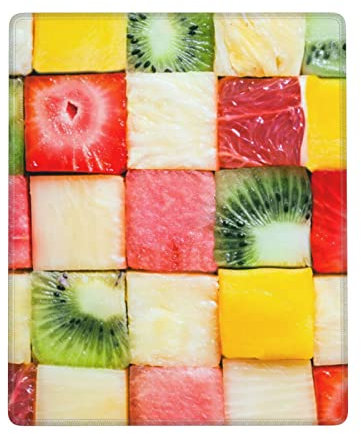 Kiwi Wassermelonen-Mauspad, 17,8 x 22,9 cm, waschbar, rutschfestes Gummi-Mauspad, Desktop-Notebook-Zubehör