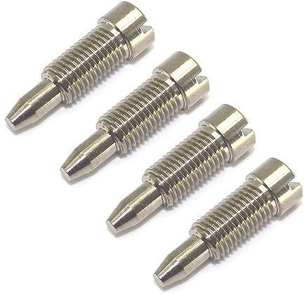 ARLOR for Ninja 250R EX250J EX500D ZX6R ZX9R ZX7 ZX6 ZX600E ZX11 ZX1100D Vergaser Float Gas Kraftstoff Kammer Schüssel Ablassschraube Schraube (Color : 4pcs)