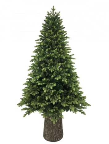 XONE Albero di Natale 240cm - MOD. DARSY Verde - Effetto Real Touch - Rami PE+PVC