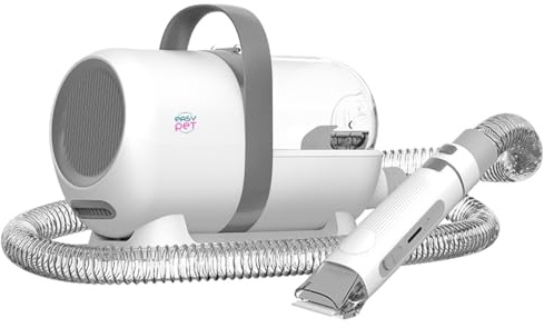 Improve Easy Pet Haarpflege-Set, Vakuum für Haustiere, Schermaschine für Hunde und Katzen, professionelles langes Haar, IMPKTA5LM