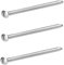 Aretro Lot de vis M3,5 de 50 mm de long pour interrupteur et prise de courant Plaqué zinc brillant Tête fendue DIY (50 mm)