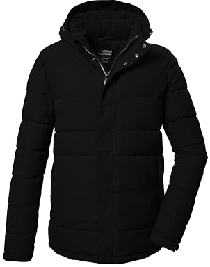 Killtec Herren Kow 2 Mn Qltd Jckt Steppjacke mit abzippbarer Kapuze/Funktionsjacke ist wasserabweisend
