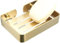 Soap Holder for Shower Soap Dish Brushed Gold Soap Basket with Drain Soap Tray Wall Mounted Stainless Steel Bathroom Organizer Drilling with Screws /568