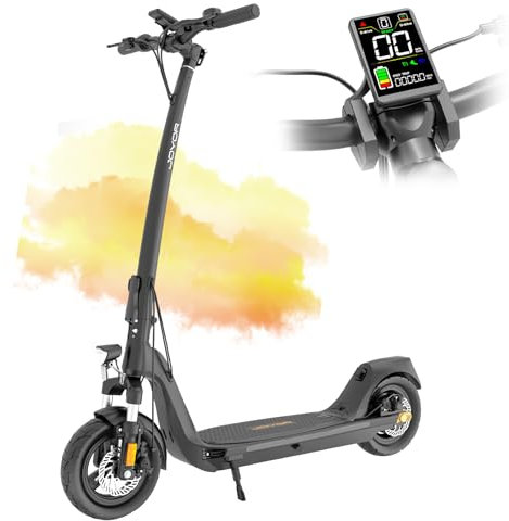 JOYOR E Scooter mit Straßenzulassung C10E, 48V10,4AH Austauschbarer Akku, 500W Motor, Elektroroller hat eine Reichweite von 30-40 Kilometern