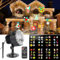 Annefly Christmas Projector Light Indoor Outdoor with 8 Moving HD Slides Waterproof Projection Light with Remote Control Timer for Christmas Thanks Giving Halloween Garden Decorations