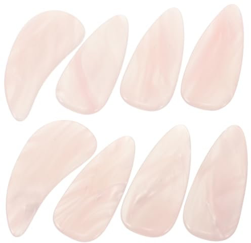 ifundom 8stücke Guzheng Nagel Fingerpicks Für Saiteninstrument Harz Zelluloid Fingerspitzen Picks Nagelschutz Für Gitarre Kleines Schutzwerkzeug