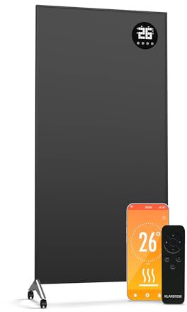 Klarstein Wonderwall Smart 1200W Infrarotheizung – Wandmontage, Energieeffizient, WLAN- & App-Steuerung, Alexa Kompatibel, Sofortige Wärme, LED-Anzeige, Überhitzungsschutz, Für Räume bis 20 m²