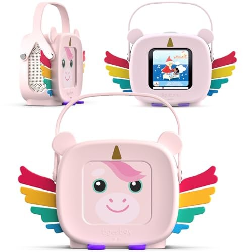 tigermedia tigerbox MINI - Elphi Einhorn | Hörspielbox Kinder | Musikbox | Inkl. 4 Wochen tigertones Zugang | Offline-Modus & Lautstärkebegrenzung | Mit Kopfhöreranschluss | Kompatibel mit tigercards