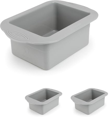 Backefix Brotbackform Silikon 15 cm – Kleine Kastenform mit 1200ml aus echtem Platin-Silikon, mit extra Wandstärke gegen Ausbeulen, ideal für Kuchen und Brot (antihaftend, flexibel, PFAS-, BPA-frei)