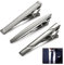 Batheidon 3Pcs pince a cravate homme, pince cravate homme, Cravate Bar Clips en Schwarz Polie pour Cravates Régulières, Mariage, Affaires, Anniversaire, et Vie Quotidienne, Idéal pour Hommes (Noir)