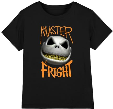 The Nightmare Before Christmas Boy's Jack Master of Fright Unisex Kids T Shirt