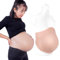 YEEFAIRY Faux Ventre de Grossesse Silicone Moulage Ventre Femme Enceinte Realiste Expérience Adaptée aux Hommes pour Photographie Cosplay Fake Pregnant Belly (2 à 4 Mois, Beige)