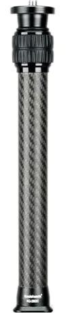 Koolehaoda Verlängerungsstange aus Kohlefaser,2-teilige Kohlenstofffaser Mittelsäule,Teleskopstab,Einbeinstativ mit Arca Swiss Schnellwechselplatte,für Stativ/Gimbal/Kamera,Max Traglast 15KG(KQ-2802C)