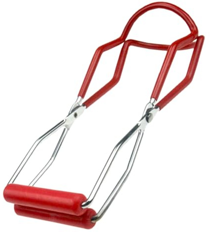 TOYANDONA Canning Jar Lifter Metal Pan Gripper Hot Bowl Clip Kitchen Plate Lifting Tongs for Microwave and Oven Safe Handling Portable Tool for Hot Dishes and Bowls