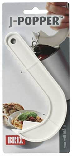 BRIX J-Popper Ring Pull Can Opener Aid, Plastic, White, 16 x 5 cm
