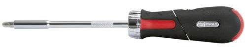 KS TOOLS - 159.2051 - tournevis multifonction manche revolver - Tournevis à cliquet avec jeu d'embouts - lame chromée - tournevis aimanté