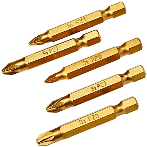 5PC POZI ASSORT BITS 50MM PC