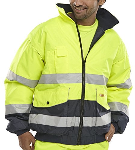 EUROPA BOMBER JACKET SATURN YELLOW / NAVY XXXL