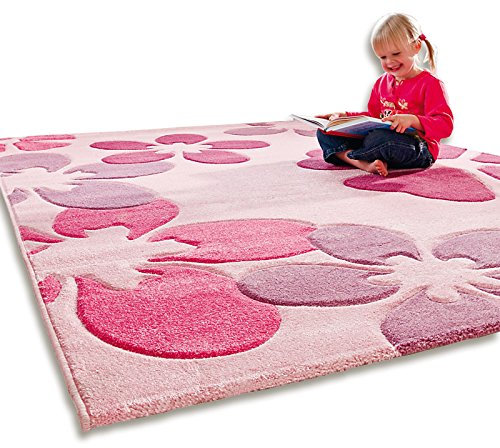 Luxor Living 798970 Teppich Flair Carving 6127 60 x 115 cm, light pink